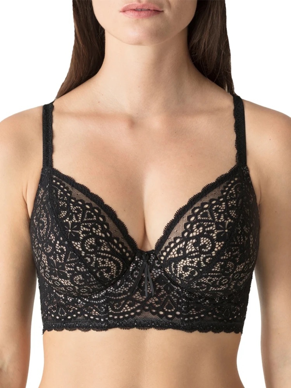 Prima Donna Twist " I Do" Plunge Longline Bra   Black UK 36G EU 80G